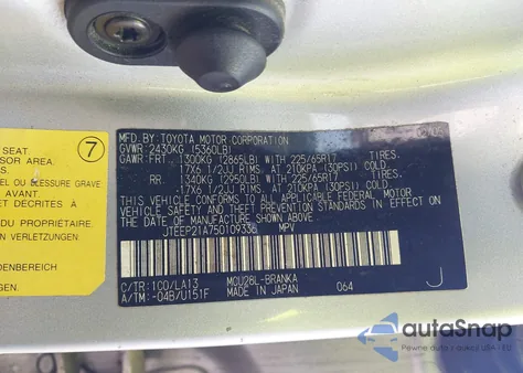 2005 Toyota Highlander Limited V6 из США, поврежденный, VIN JTEEP21A750109336